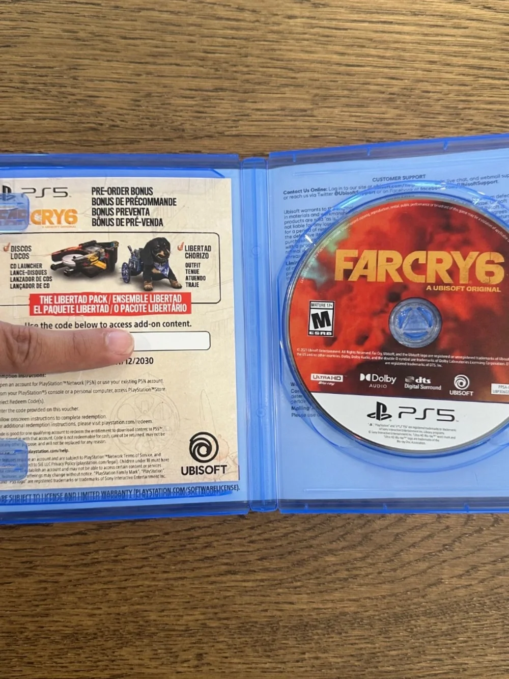NEW PS5 Game FarCry 6 with The Libertad Pack in Box